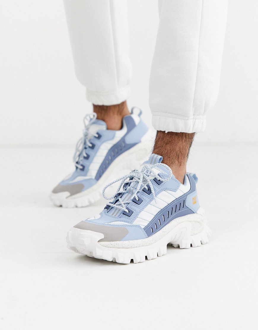 Caterpillar - unisex intruder chunky sneakers i blå