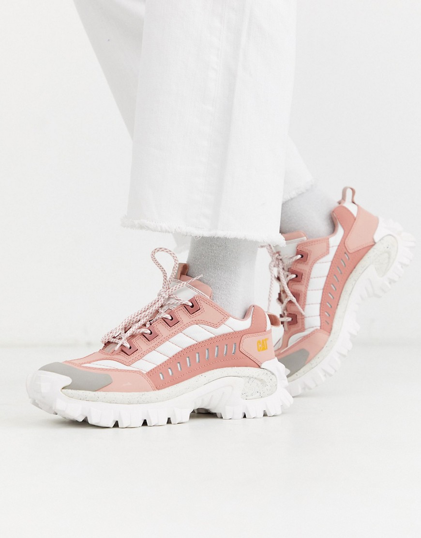 Caterpillar - unisex intruder chunky sneakers i pink-Beige