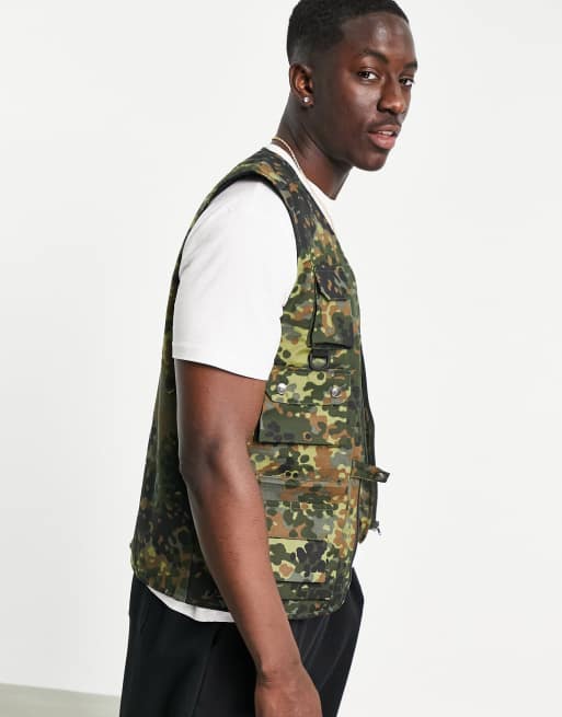 Camo utility vest best sale