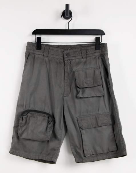 Caterpillar workwear triple pocket shorts in grey