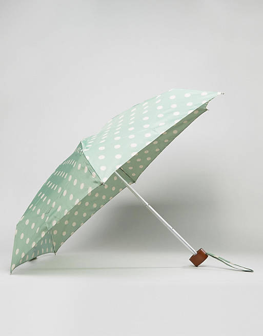Cath Kidston - Parapluie imprimé petits pois - Vert