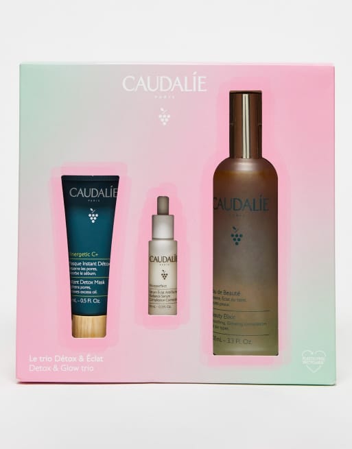 Caudalie Detox & Glow Tik Tok Essentials Set (SAVE 42) ASOS