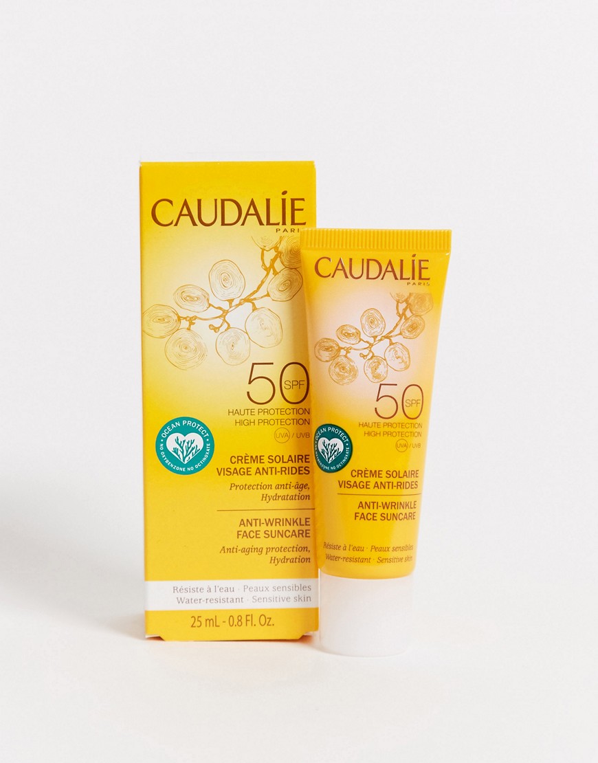 Caudalie – Face Suncare SPF50 25ml – Solskyddskräm för ansiktet-Ingen färg