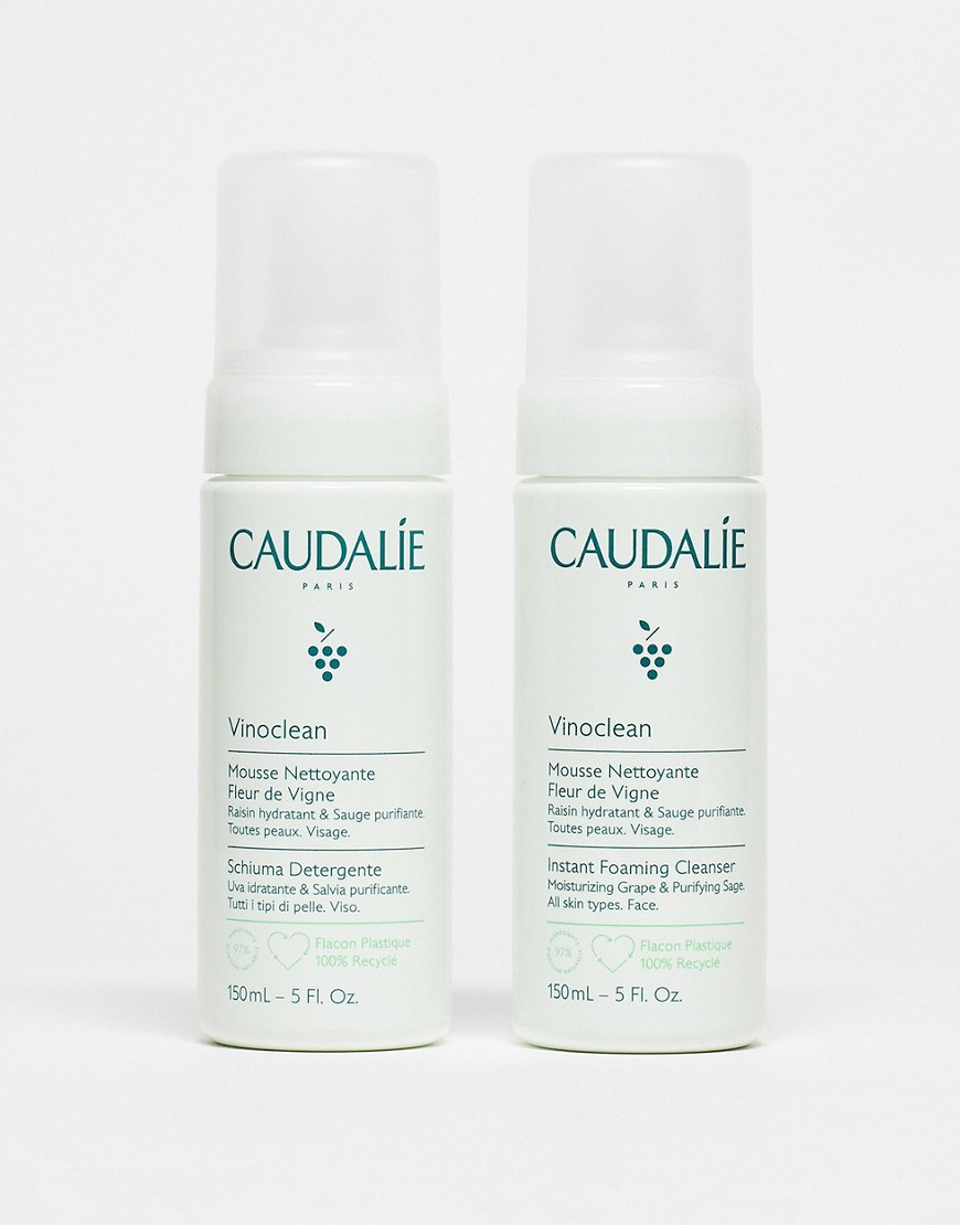 Caudalie Vinoclean Instant Foaming Cleanser Duo - 33% Saving-No colour