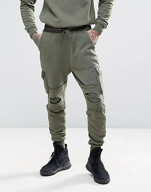 Cayler & Sons Cargo Joggers With Scorpion Embroidery