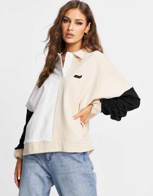 CD Femme spliced long sleeve rugby 