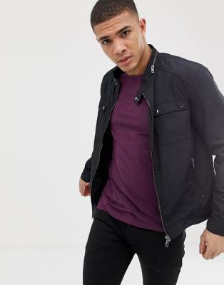 Celio bomber jacket with pockets in black | ASOS