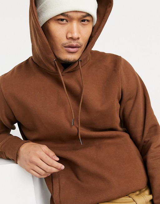 Celio hoodie in brown