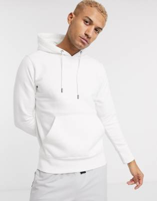 asos white hoodie