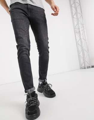 Celio jeans in skinny fit in black wash