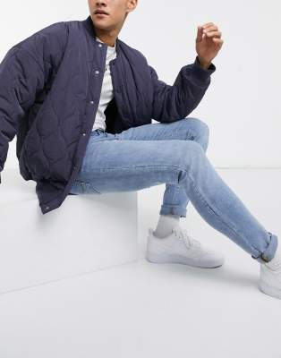 blue french market celio jeans