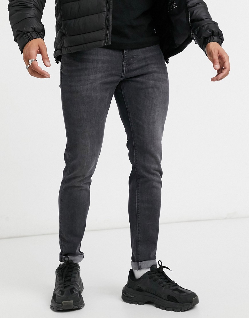 Celio - Skinny jeans in zwarte wassing