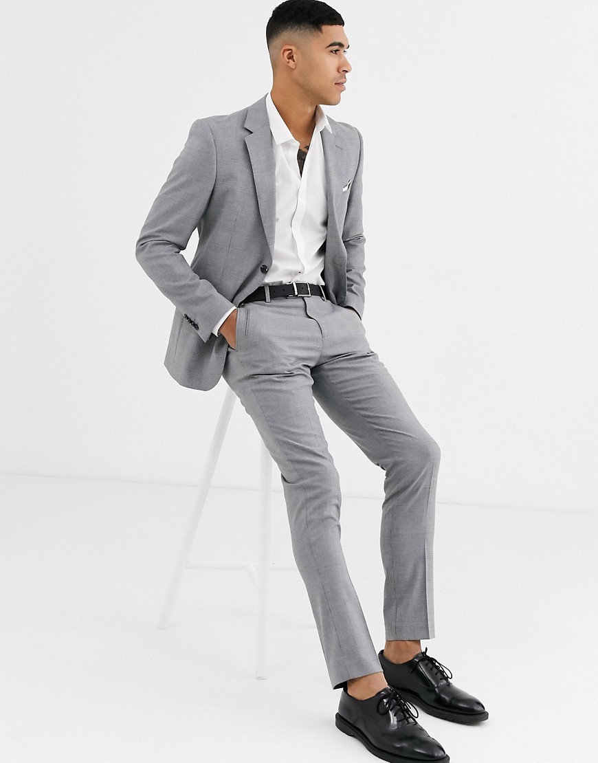 Celio - Slim-fit pantalon in grijs