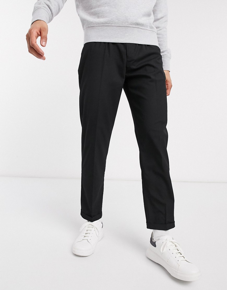 Celio - Slim-fit pantalon in zwart