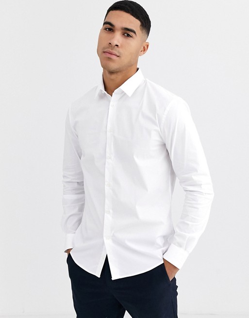 Celio smart shirt in white