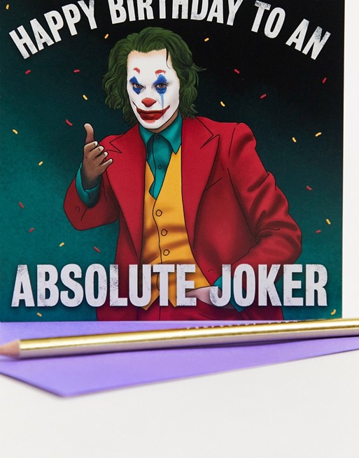 Central 23 absolute joker birthday card