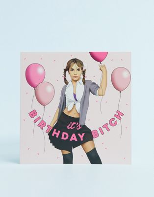 Central 23 – It's Birthday Bitch – Gratulationskort-Flerfärgad