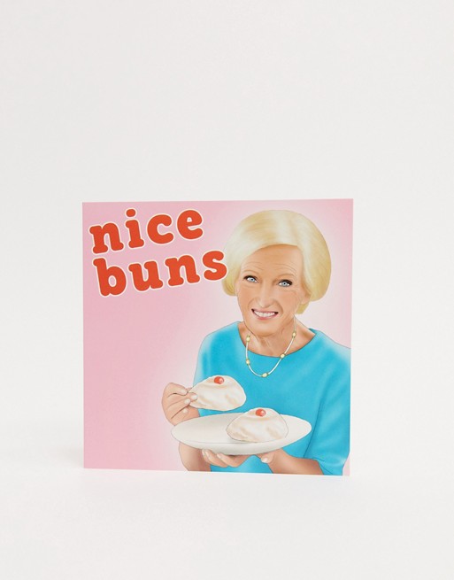 Central 23 Nice buns valentines card
