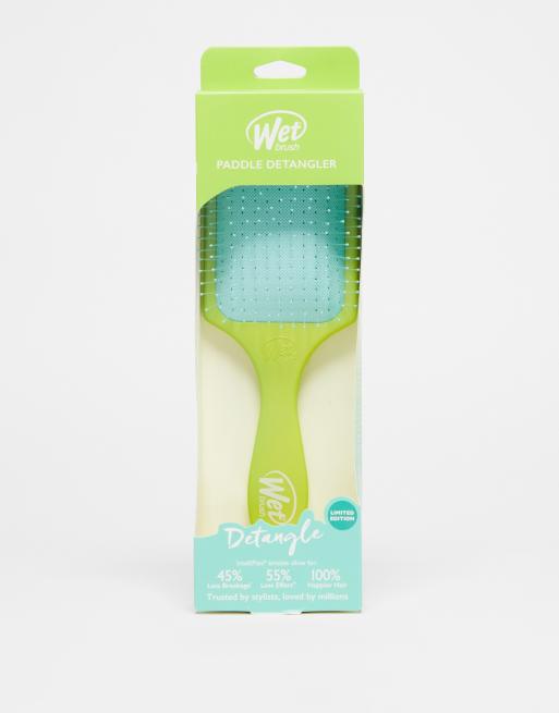 Cepillo de pala desenredante verde degradado Feel Good de Wetbrush
