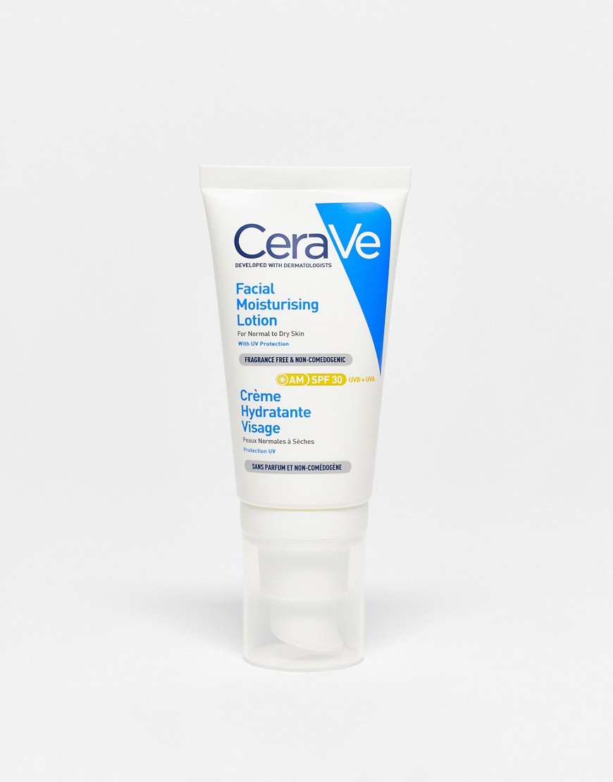 CeraVe AM Facial Moisturising Lotion SPF30 with Ceramides for Normal to Dry Skin 52ml-No colour