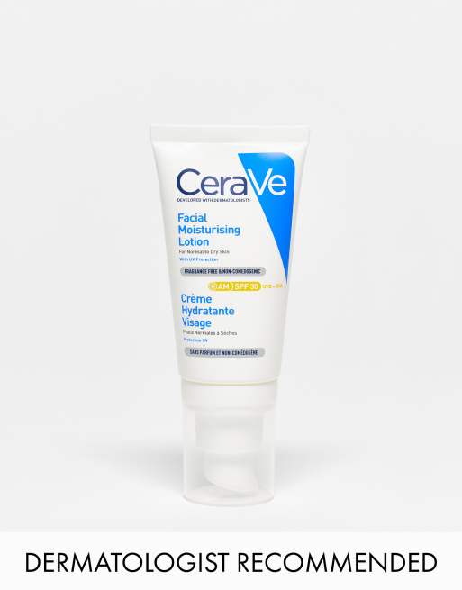 CeraVe AM Facial Moisturising Lotion SPF30 with Ceramides for Normal to Dry Skin 52ml