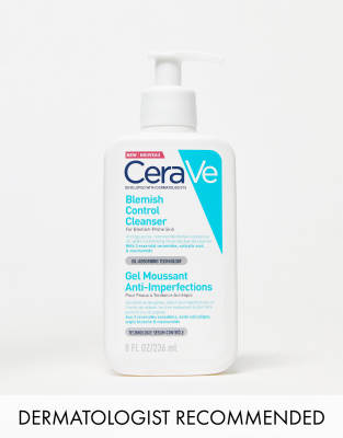 CeraVe - Blemish Control - Gesichtsreiniger mit 2% Salicylsäure und Niacinamid für zu Unreinheiten neigende Haut, 236 ml...