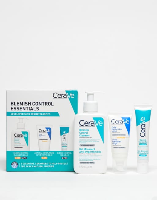 CeraVe - Blemush Control Essentials - Coffret cadeau de soins anti-impuretés à l'acide salicylique