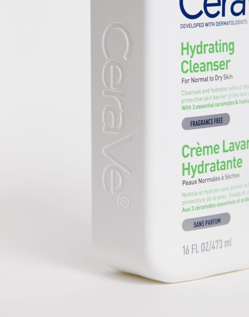 CeraVe - Detergente idratante con acido ialuronico per pelli normali e secche 473ml, 2 di 4