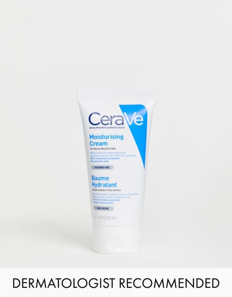 CeraVe – Feuchtigkeitscreme in der Tube mit Ceramiden für trockene bis sehr trockene Haut, 50 ml - view 1