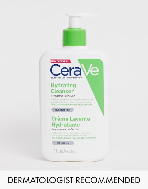 CeraVe – Feuchtigkeitsspendender Reiniger mit Hyaluronsäure für normale bis trockene Haut, 473 ml - view 1