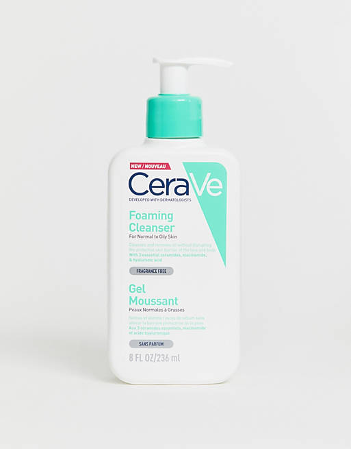 CeraVe foaming hyaluronic acid non-drying cleanser for oily to normal skin 236ml
