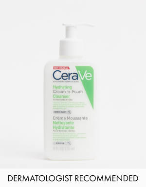 CeraVe Hydrating Cream-To-Foam Cleanser for Normal to Dry Skin 236ml