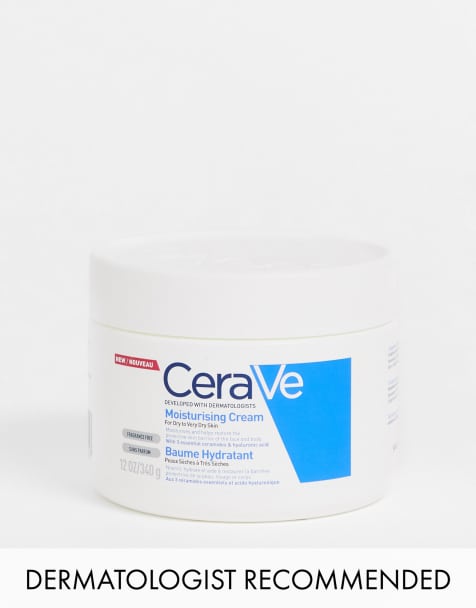 CeraVe – Nawilżający krem do twarzy i ciała z kwasem hialuronowym do skóry suchej i bardzo suchej: 340 g - view 1
