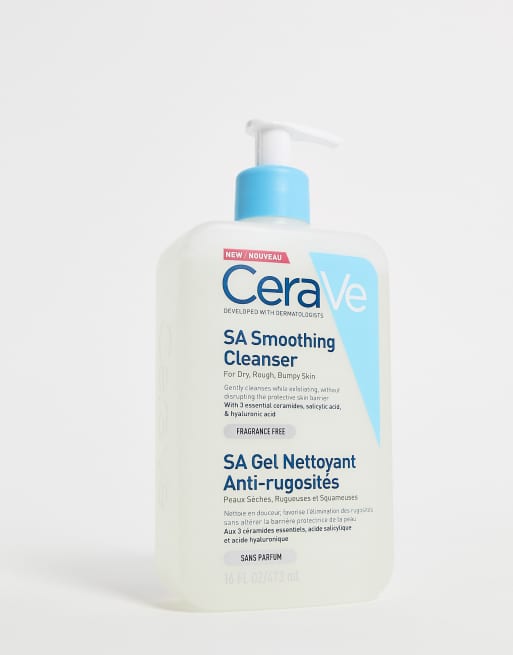 CeraVe - SA detergente levigante con acido salicilico per pelli secche, ruvide e screpolate 473ml, 3 di 4