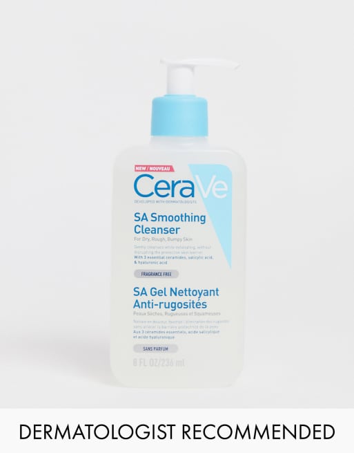 CeraVe - SA Gladmakende Cleanser voor droge, ruwe, oneffen huid 236ml