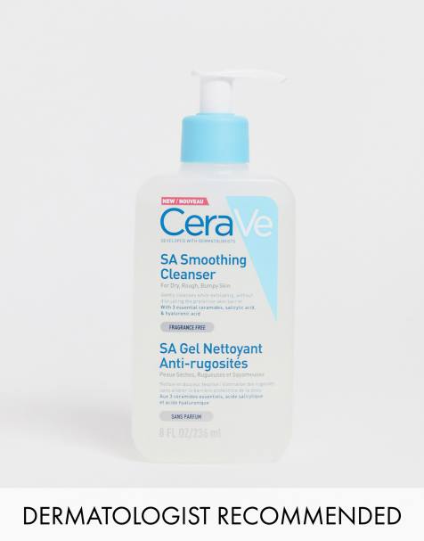 CeraVe SA - Gladmakende reiniger met salicylzuur voor de droge, ruwe en hobbelige huid: 236 ml - view 1