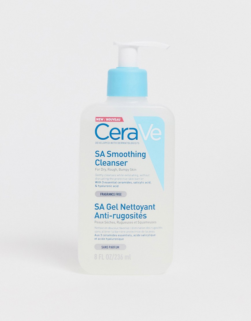 CeraVe SA Smoothing Cleanser for Dry, Rough, Bumpy Skin 236ml-No colour