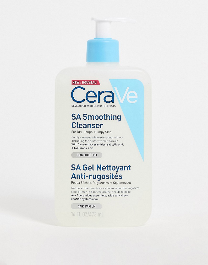 CeraVe SA Smoothing Cleanser for Dry, Rough, Bumpy Skin 473ml-No colour