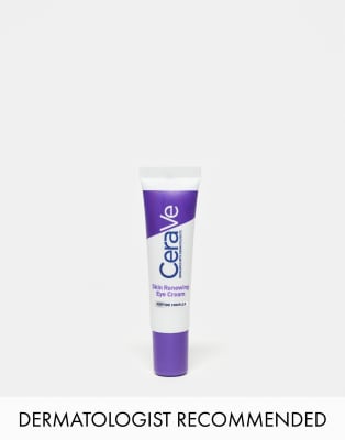 CeraVe - Skin Renewing - Crème contour des yeux au complexe de peptides et à la caféine pour un contour des yeux plus éclatant et lisse - 15 ml-Pas de couleur