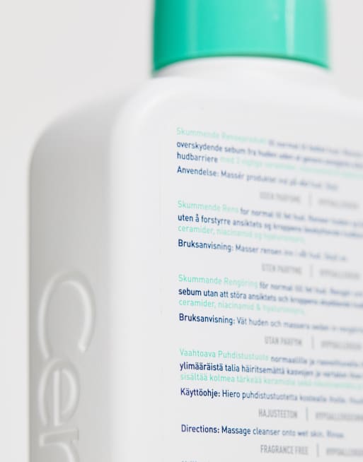 CeraVe – Skummande rengöring med niacinamid för normal till fet hud 236ml, 4 av 4