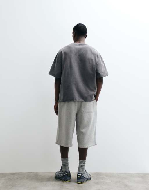 Cernucci 100% katoenen boxy oversized fit T-shirt met geborduurd logo, 4 van 5