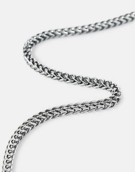 Cernucci 3mm Franco chain in silver, 2 of 5