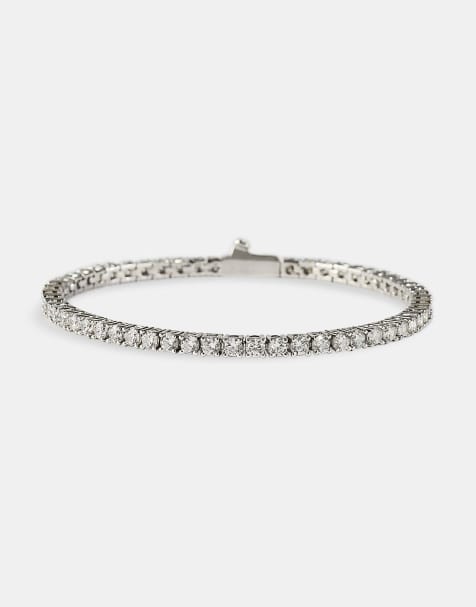 Cernucci 3mmTennis bracelet in silver - view 1