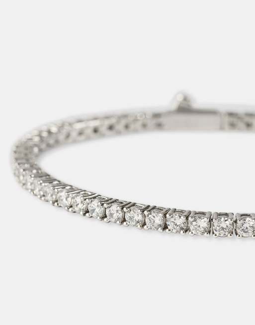 Cernucci 3mmTennis bracelet in silver, 2 of 6