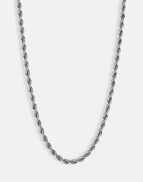 Cernucci 5mm Rope chain in silver - view 1