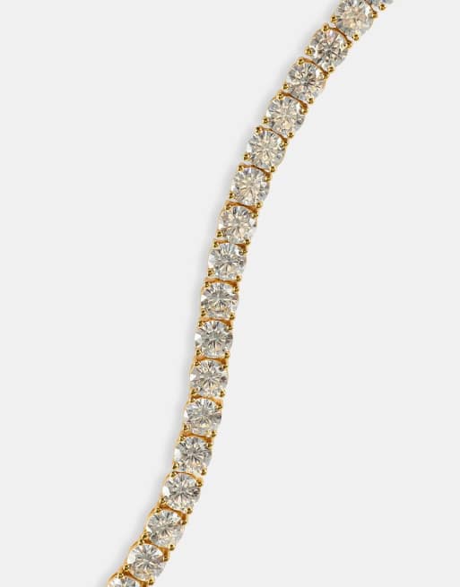 Cernucci 5mm Tennis bracelet in gold, 4 of 5