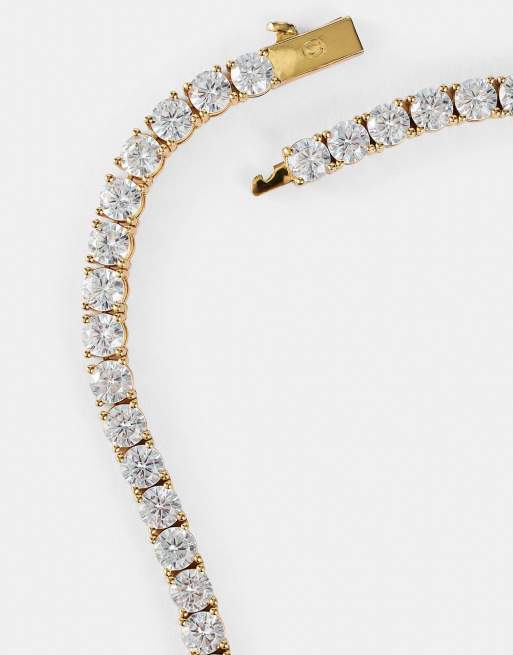 Cernucci 5mm Tennis chain in gold, 2 of 4