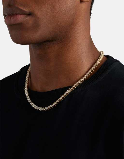 Cernucci 5mm Tennis chain in gold, 4 of 4