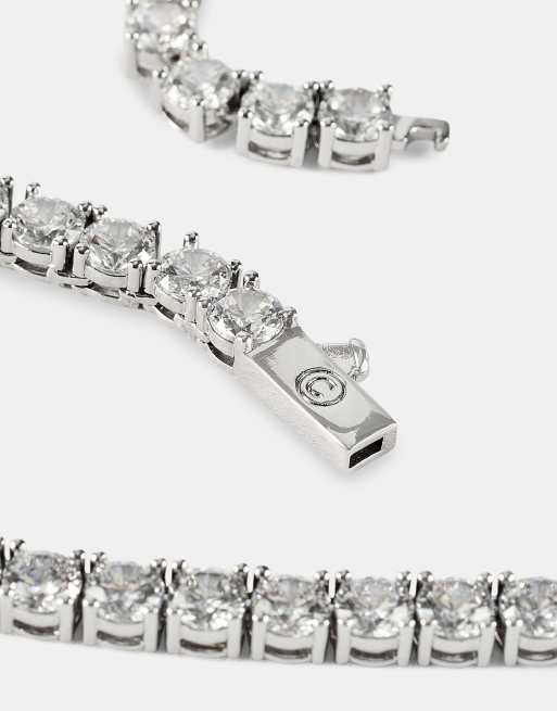 Cernucci 5mm Tennis chain in silver, 2 of 6