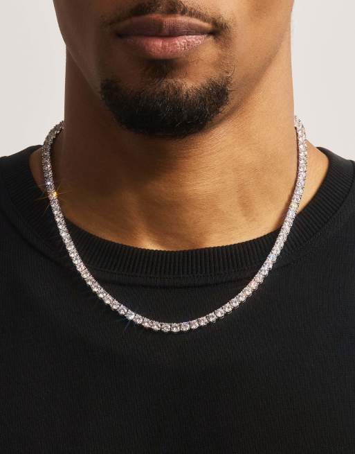 Cernucci 5mm Tennis chain in silver, 3 of 6